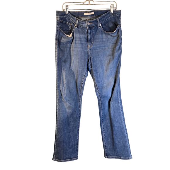 Vintage Y2K Levi Strauss & Co. 16M W33 L32 Blue Classic Bootcut Jeans [0451] - Picture 1 of 12